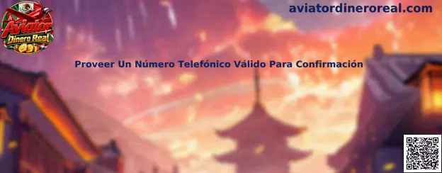Proceso de confirmación mediante número telefónico válido